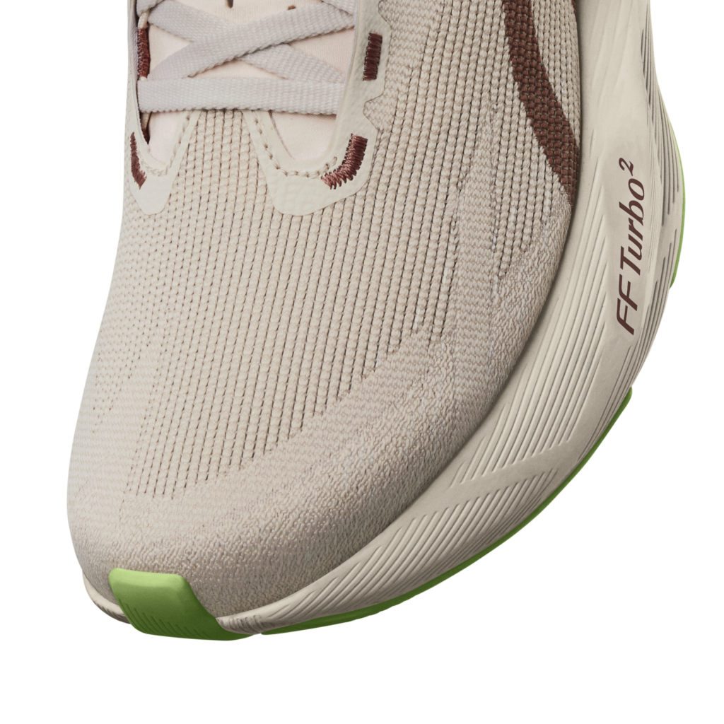 Upper de las Asics Novablast 6. Imagen en detalle