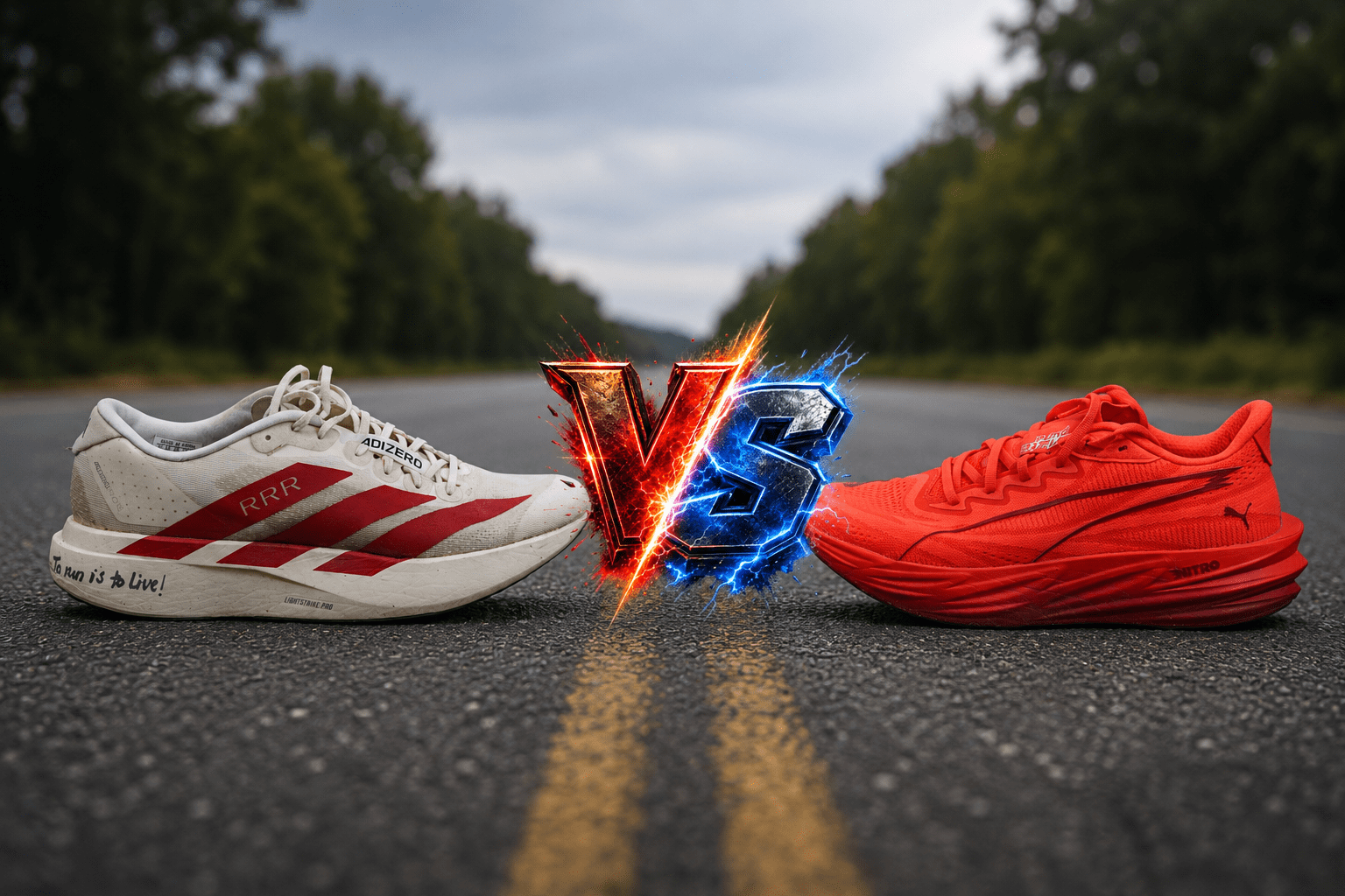 PUMA Deviate Pure Nitro vs adidas Adizero Evo SL: comparativa real para corredores populares
