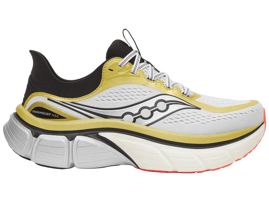 Saucony Paramount Max, zapatilla de running de máxima amortiguación con espuma IncrediRun para rodajes suaves.