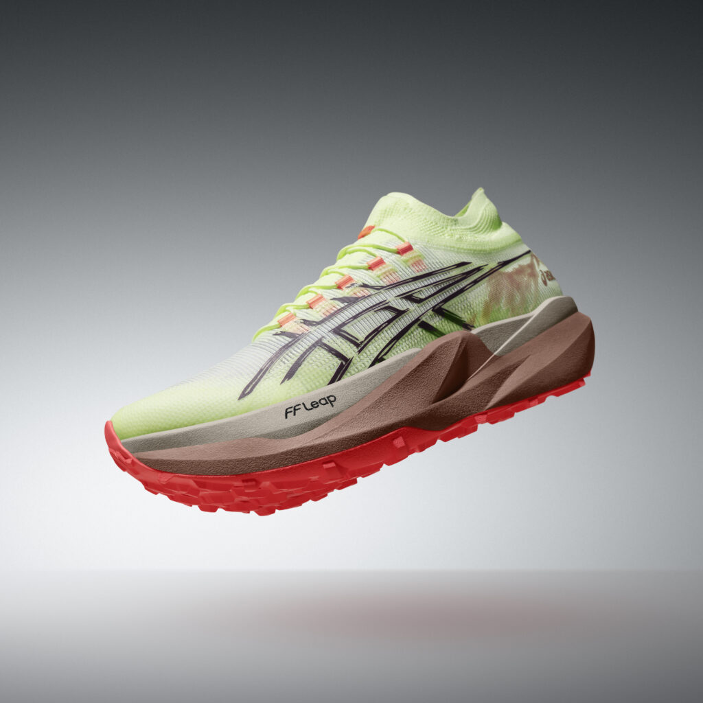 Upper Motion Wrap de la ASICS METAFUJI TRAIL 2 con construcción ligera y sujeción del mediopié.