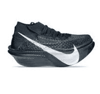 Prototipo negro de Nike Alphafly 4 utilizado durante la fase de desarrollo antes de aparecer la versión oficial.